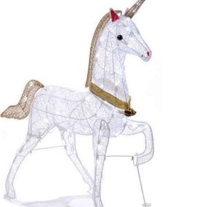 Lighted Christmas Unicorn Yard Decor (SOLD)